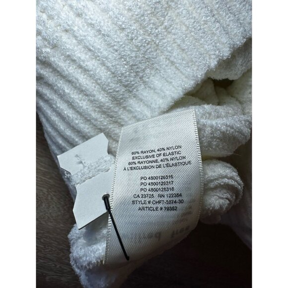 Wilfred NWT Aritzia Essential Chenille Sweater in Oak Cream Size Large Soft Knit - Picture 8 of 8